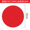 Xiangcai Manômetro Indicador de Marca Adesivo Flecha Vermelha Refletiva Etiqueta de Instrumento Etiqueta de 5cm Adesivo de Advertência Pressão de Gás