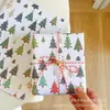 Árvore de Natal Desenho Animado Papel de Presente de Natal Papel de Presente para Caixa de Presente de Feriado Fabricante de Presentes Estoque Pronto Pode Personalizar Logo
