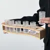 Nuevo Vaso Pequeño de Lujo Ligero con Relieve Vidrio Espeso Copa para Vino Blanco Pequeño para el Hogar de Una Sola Copa Patrón de Piedra Preciosa para Licores