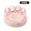 Cama para gato transfronteriza, cama para perro, cojín para mascota de oso de pata de dibujos animados cálido de invierno, cama para mascota de perro y gato, colchoneta para dormir para mascotas