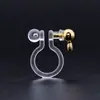 Acessórios para Brincos DIY Clipe de Orelha U-Shaped de Resina Japonês e Coreano Invisível Conversor para Brincos de Argola de Metal Brincos Sem Furo