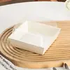 Caixa de Sanduíche Neve Mei Niang Fio de Carne Becks Papel Transparente Caixa Plástica Embalagem para Assar Pão Bolo Confeitaria Ocidental Atacado