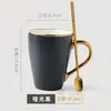 Estilo europeu pequena caneca de luxo galvanizada presente Phnom Penh café chá da tarde cerâmica menina copo de água potável masculino