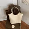 Bolso Tejido de Moda de Gama Alta para Mujer 2026 Nuevo Estilo Bolso de Hombro Versátil para el Trabajo Bolso de Mano de Gran Capacidad Bolso Tote