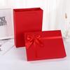 Caixa de Presente Casual Caixa Festiva Vermelha Caixa Vazia Caixa de Presente para Acompanhamento de Casamento Caixa de Natal Caixa de Presente de Ano Novo Personalização