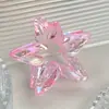Presilha de Cabelo Estrela Colorida Vazada, Presilha Doce para Meio Preso, Presilha Fofa de Estrela de Cinco Pontas para Rabo de Cavalo, Piranha de Cabelo da Moda