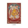 Pintura Suspensa Thangka Cinco Cores Amarelo Entrada Pintura Decorativa Estátua de Buda Xizang Sala de Estar Escritório Mural