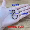 Gancho negro barra transversal multiusos gancho en S cesta de flores gancho delgado en forma de S gancho pequeño minigancho gancho para almacenamiento en rejilla