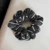 Scrunchie Listrado Grande Estilo Coreano para Mulheres, Estilo Preguiçoso, Alta Elasticidade, Elástico de Cabelo Retrô, Corda de Cabelo Versátil, Acessório de Cabelo de Alta Qualidade