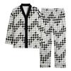 Pijama feminina atacado transfronteiriço primavera e outono novo algodão imitação manga comprida senso de alta qualidade doce casual fofo roupa de casa terno
