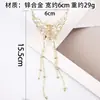 Clip de Pinza para Cola de Caballo de Mariposa de Circonita de Lujo con Colgante de Borla Larga, Pinza para el Cabello de Medio Recogido de Alta Gama, Accesorio para el Cabello de Pinza de Tiburón