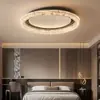 Luminária de teto de luxo leve estilo italiano de alta qualidade para quarto de casa, nova luz minimalista e elegante para quarto principal