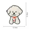 Novos Patches Bordados de Computador de Desenho Animado de Animais de Estimação Fofos, Patches Bordados Adesivos para Passar a Ferro DIY de Cachorros