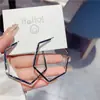 Moda Europea y Americana Pendientes Exagerados con Forma de Diamante Grande para Mujer ~ Nuevo Estilo Fresco Tendencia de Pendientes Metálicos