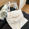 Bolso Pequeño Cuadrado Versátil de Diseño de Nicho Moderno para Mujer 2024 Elegante de Color Sólido Estilo Chanel Bolso Cruzado de Alta Calidad