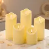 Luz de Vela Electrónica Oscilante de Lágrimas Simuladas Luz de Vela de Atmósfera para Bodas Fiestas de Cumpleaños Conciertos de Navidad