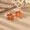 Brincos de Flor de Ráfia Estilo Férias Boêmia para Mulheres, Brincos Tecer Handmade Nicho para Sessão de Fotos na Praia, Tendência