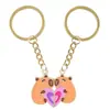 Collar con Colgante Magnético de Capibara Lindo del Fabricante Aleación de Dibujos Animados Esmalte Mejor Amigo Joyería Infantil