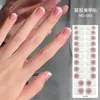 Adesivos de Gel para Unhas Full Cover 22 Unhas Francesa Europeia Americana ins Venda Quente Transfronteiriça Arte de Unhas Adesivos Específicos para Unhas