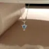 Collar Estrella Brillante Río Estrellado Azul Soñador Estrella de Cinco Puntas 2026 Nuevo Exquisito Cadena para Clavícula de Temperamento de Lujo Ligero Personalizado