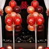 Set de Columna de Globos para Boda para Lugar de Boda, Jardín Rural, Entrada Exterior, Decoraciones Flotantes en el Suelo, Set de Decoración de Boda