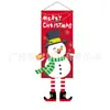 Decoración navideña transfronteriza más vendida: banderas y pancartas colgantes de formas especiales, adornos colgantes de puerta de Papá Noel y muñeco de nieve, decoraciones para paredes y ventanas