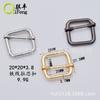 Qifeng Metal Wire Pull Core Buckle Bag com fivela ajustável de três engrenagens Bolsa de fivela japonesa Acessórios de hardware
