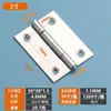 Bisagra Pequeña de Acero Inoxidable 304 Bisagra Plana Bisagra para Puerta de Gabinete y Ventana 1 Pulgada 1.5 Pulgadas 2 Pulgadas 3 Pulgadas 4 Pulgadas Bisagra Plegable con Núcleo de Acero