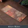 Alfombrilla de Té de Doble Cara Dazantang Xiangyunsha con Base de Bandeja de Té Vintage Inspirada en el Zen, Camino de Mesa Retro, Mantel de Tela, Paño de Té, Accesorio para Ceremonia del Té