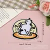 Adesivos de tecido bordados cachorro de desenho animado adesivo termofusível adesivos de tecido bordados roupas roupas jaqueta de plumas adesivos de tecido diy acessórios de vestuário