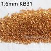 Cuentas Metálicas Electrochapadas Antiguas de 1.6 mm Hechas a Mano diy Pulsera de Cuentas Horquilla con Borla Bordada Francesa Material para Accesorios de Joyería