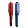 Peine Eléctrico de Masaje Transfronterizo en Stock con Vibración de Luz Roja y Azul para el Cuidado del Cabello, Peinado, Masaje del Cuero Cabelludo y Salud Capilar