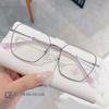 B26104 Venta Caliente Metal Marco Redondo Lentes Antiluz Azul Libro Rojo Celebridad en Línea Mismo Estilo Lentes Planos para Miopía