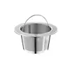 Colador de Fregadero de Cocina Transfronterizo Acero Inoxidable Cesta de Drenaje para Fregadero de Lavado de Platos Colador de Fregadero