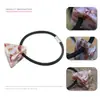 Jiarui Joyería Nueva al por Mayor Triángulo Geométrico Acetato Alta Elasticidad para Mujer Transfronterizo Más Vendido Negro Goma para el Cabello