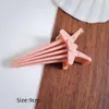 Pinza de Posicionamiento para Flequillo para Lavarse la Cara y Maquillaje, Pinza Fijadora y Voluminizadora para Raíz del Cabello, Herramienta de Cabello de Corona Alta para Mujeres, Pinza de Cabello sin Marcas, Accesorio para el Cabello