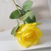 Rosa de Terciopelo Simulado Flor Artificial Individual Flor Falsa Boda Hogar Decoración Día de San Valentín Ramo de Alta Gama Pared