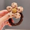 Novo Leite Infantil Curry Cor Corda Cabelo Tecido Do Bebê Flor Anel de Cabelo Da Menina Faixa De Cabelo Acessórios De Cabelo Para Meninas