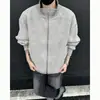 Chaqueta retro de cuello alto de moda estilo americano para hombre, nueva chaqueta de cuero PU holgada y elegante para adolescentes 2026