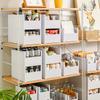 Caja de almacenamiento en ángulo recto para el hogar, cocina, escritorio, armario, estante, caja de almacenamiento para artículos diversos, caja para mascarillas