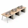 Escritorio de Oficina Moderno y Sencillo Set de Escritorio y Silla para Empleado Estación de Trabajo Sencilla para Empleado Escritorio para Estudio en Casa Escritorio de Computadora