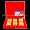 Transmisión en Vivo Popular Oro Puro Doce Signos del Zodíaco Dragón Moneda de Oro Adornos Caja de Madera Lámina de Oro Moneda Conmemorativa Medalla Conmemorativa Regalo Venta al por Mayor