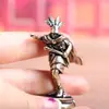 Guerrero Espartano de Latón Puro Guerrero Europeo Vintage Objeto Viejo Sólido Mascota de Escritorio para Té Adorno Artesanal Decorativo