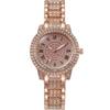 Reloj de cuarzo con correa de acero de tres ojos para mujer, nuevo, de nicho, de moda, estilo Joker, 5 piezas/juego