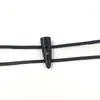 Botones Pequeños de Cuero, Correas de Cuero, Cordones de Cuero, Cierres de Palanca de Resina y Botones de Ropa Versátiles Clásicos de Color Negro Café Oscuro de Cuero