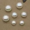 Material para joias diy furo único meia face destaque pérola de imitação contas soltas contas pão cozido contas pão acessórios