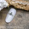 Joias Populares Chrome Hearts Cruz Pequena Liga de Metal Diamante Preto Vintage Europeu e Americano Pregos de Prata Acessórios Estilo Punk Retrô