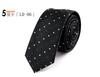 Gravata Estreita de 5cm para Homens, Estilo Coreano Formal Negócios Casamento Vermelho Azul Preto Jk Popular Versátil Camisa Listras