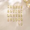 Prata de Lei S925 Seu Nome Transfronteiriço Diamante Completo 26 Letras Joias Alfabeto Inglês Pingente de Prata Colar Versátil Clavícula