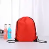 Bolsa de Mochila con Cordón Bolsa de Poliéster 210D Bolsa de Nylon Bolsa Oxford Bolsa con Cordón Fabricante de Origen
